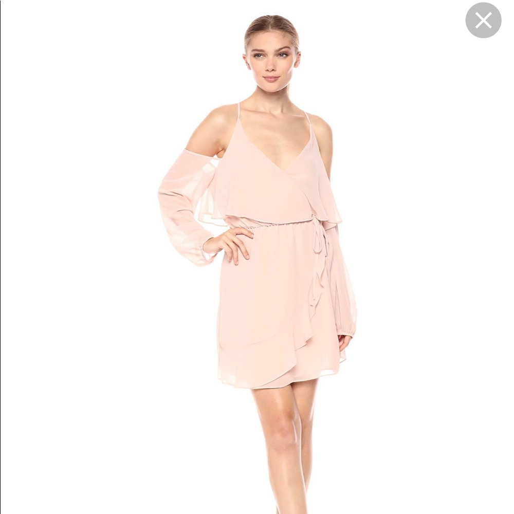 BCBGeneration cold-shoulder long sleeve dress